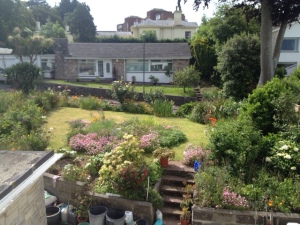The front garden at grandma's in Torquay